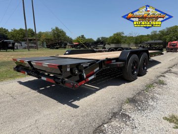 2026 TOP HAT 83" X 24' EQUIPMENT HAULER WITH JUMBO RAMPS AND SPARE, 17.5K#GVWR 11764#PLC