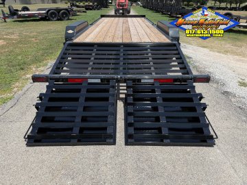 2026 TOP HAT 83" X 24' EQUIPMENT HAULER WITH JUMBO RAMPS AND SPARE, 17.5K#GVWR 11764#PLC