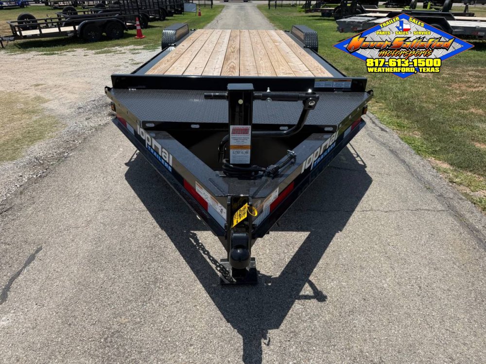2026 TOP HAT 83" X 24' EQUIPMENT HAULER WITH JUMBO RAMPS AND SPARE, 17.5K#GVWR 11764#PLC