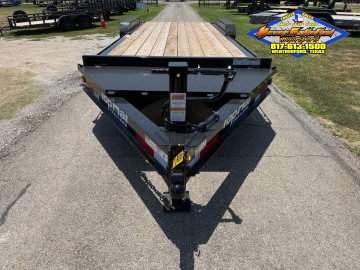 2026 TOP HAT 83" X 24' EQUIPMENT HAULER WITH JUMBO RAMPS AND SPARE, 17.5K#GVWR 11764#PLC
