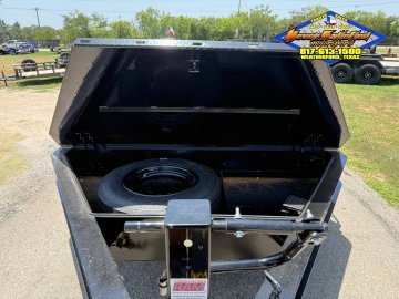 2026 TOP HAT 83" X 24' EQUIPMENT HAULER WITH JUMBO RAMPS AND SPARE, 17.5K#GVWR 11764#PLC