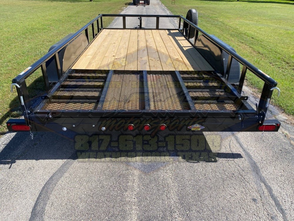 2026 TOP HAT 83" X 16' PIPE TOP UTILITY TRAILER WITH 4' SPRING ASSIST RAMP GATE, SPARE 7,000 GVWR