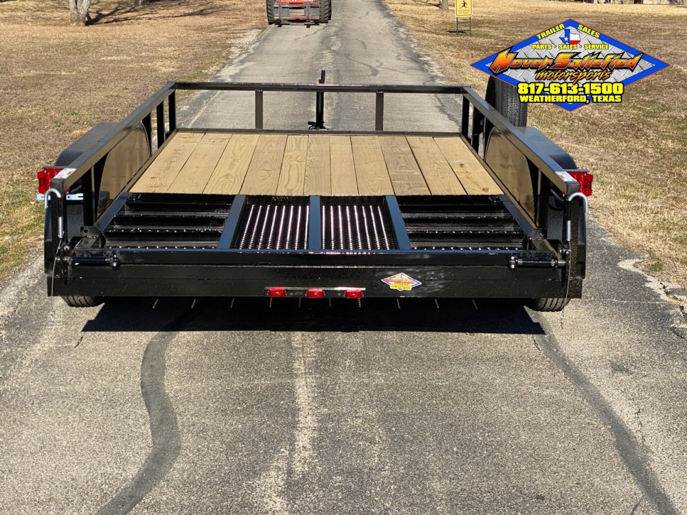 2026 TOP HAT 77" X 12' TANDEM AXLE UTILITY TRAILER W/ RAMP GATE, SPARE 5K-GVWR