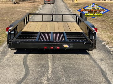 2026 TOP HAT 77" X 12' TANDEM AXLE UTILITY TRAILER W/ RAMP GATE, SPARE 5K-GVWR