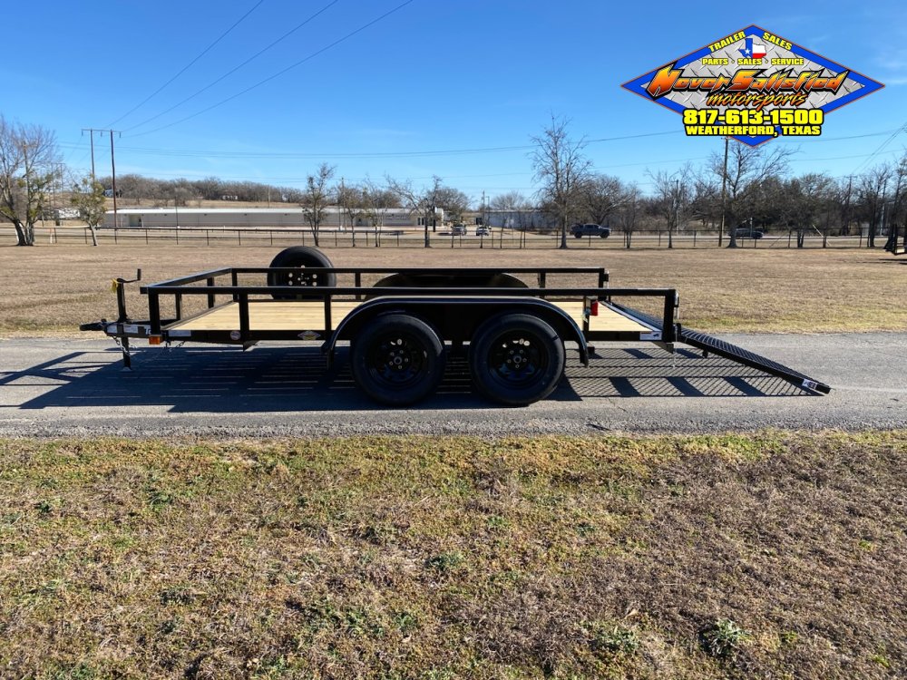 2026 TOP HAT 77" X 12' TANDEM AXLE UTILITY TRAILER W/ RAMP GATE, SPARE 5K-GVWR
