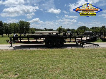 2026 TOP HAT 83" X 20' HD SQUARE TOP UTILITY TRAILER 5XM STAND UP RAMPS, SPARE 14,000 GVWR