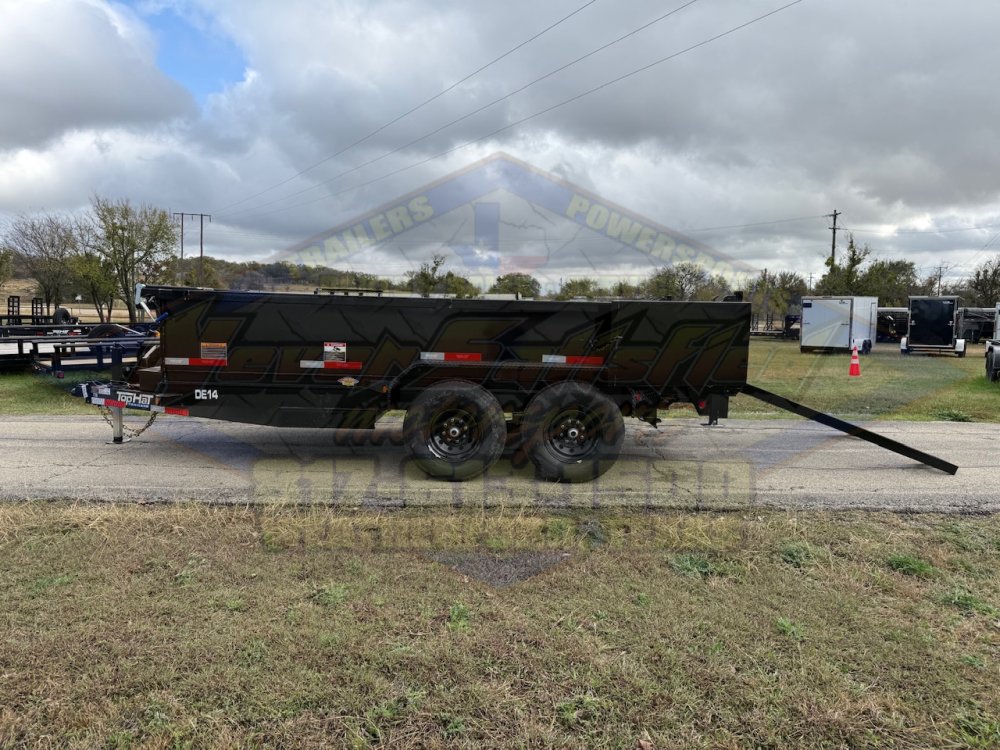 2026 TOP HAT 83" X 14' DUMP TRAILER WITH TARP, RAMPS AND SPARE 14,000 GVWR