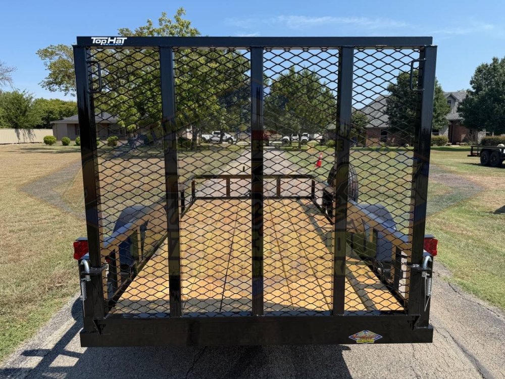 2026 TOP HAT 5' X 10' SINGLE AXLE TRAILER W/ RAMP GATE, SPARE 2,990#GVWR 2180#PLC