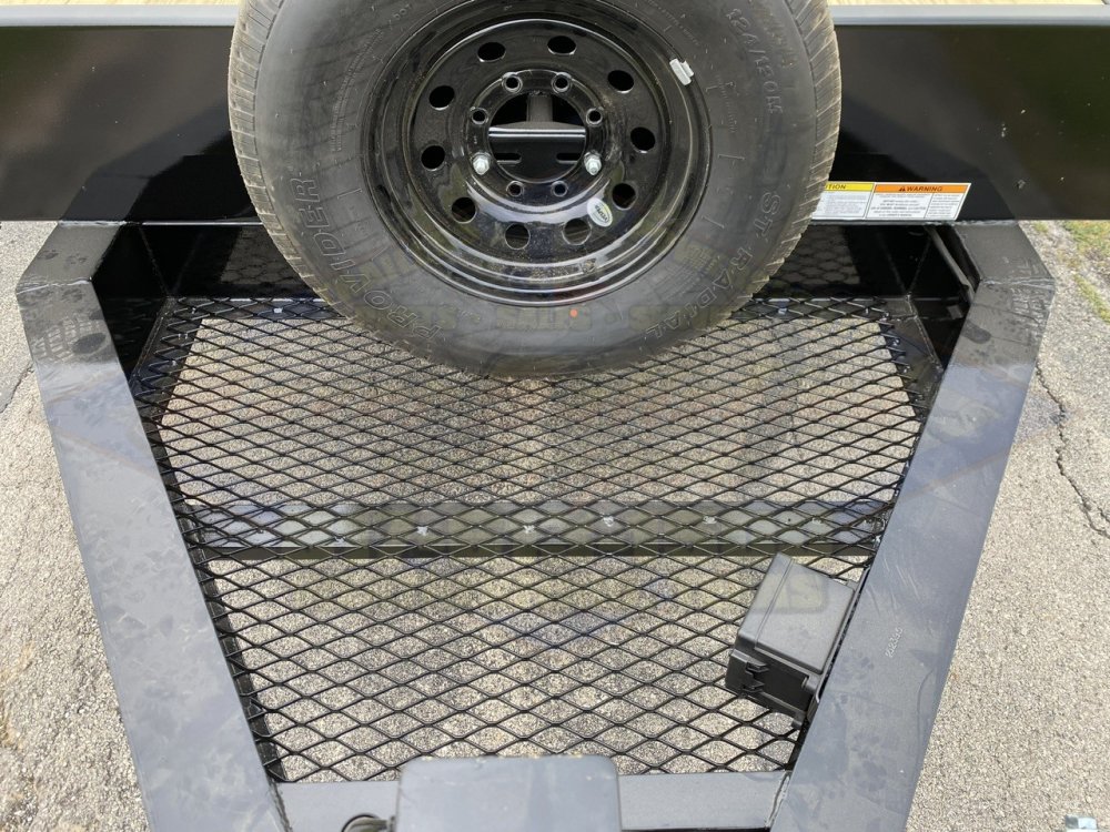 2026 TOP HAT 102" X 24' DECKOVER TRAILER WITH JUMBO RAMPS AND SPARE 14,000 GVWR