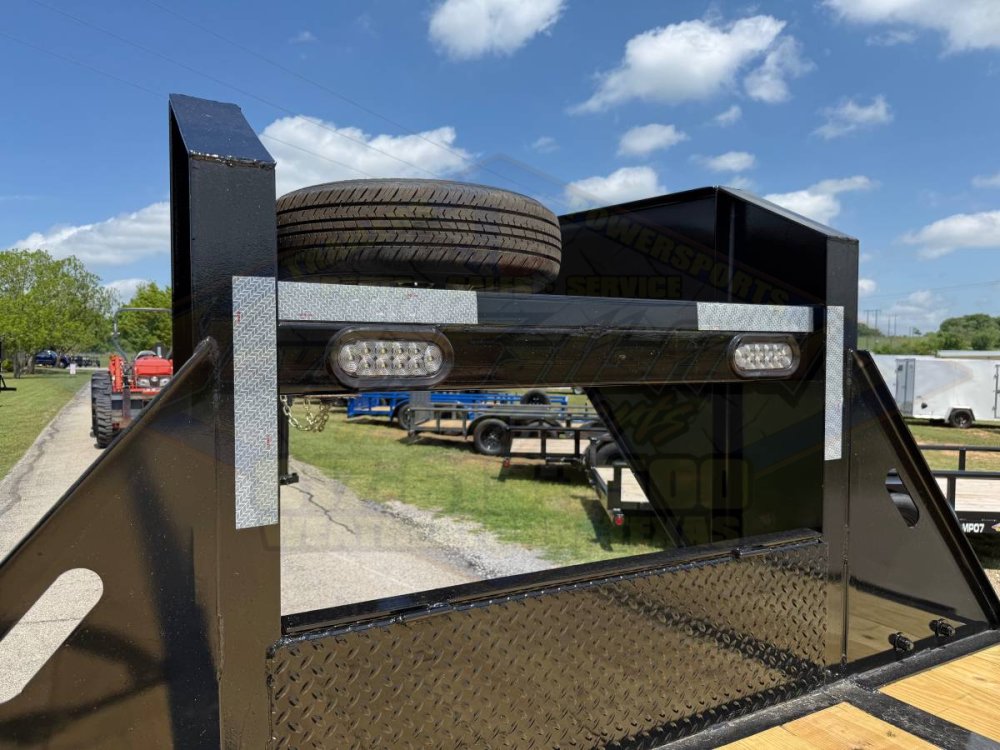 2026 TOP HAT 102" X 20' + 5' GOOSENECK TRAILER WITH JUMBO RAMPS AND SPARE 24,000 GVWR