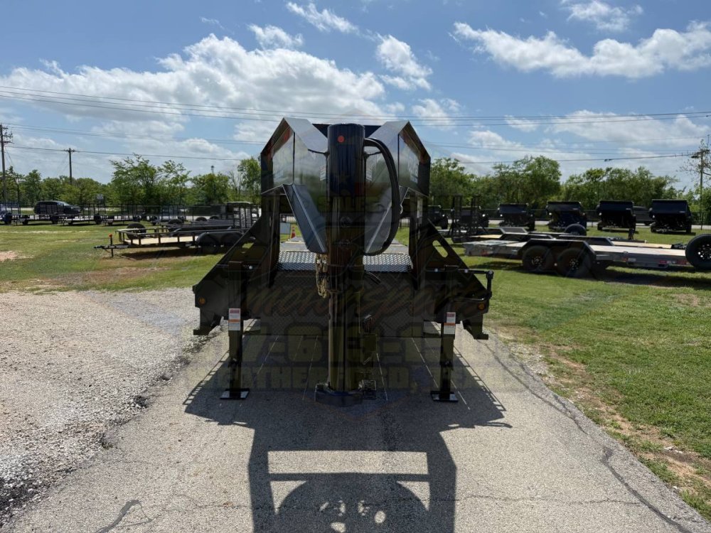 2026 TOP HAT 102" X 20' + 5' GOOSENECK TRAILER WITH JUMBO RAMPS AND SPARE 24,000 GVWR