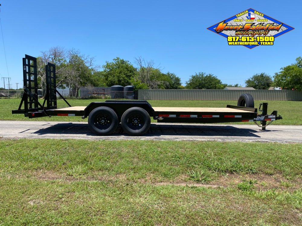 2026 TOP HAT 83" X 20' EQUIPMENT HAULER WITH WIDE STAND UP RAMPS AND SPARE, 14K-GVWR