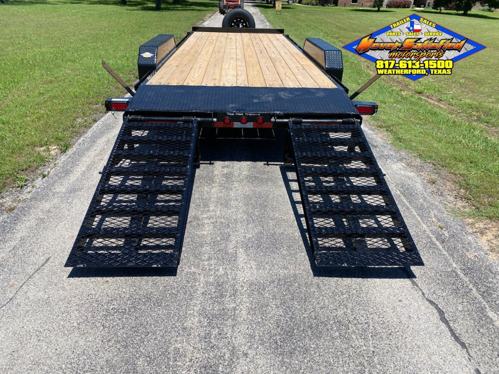 2026 TOP HAT 83" X 20' EQUIPMENT HAULER WITH WIDE STAND UP RAMPS AND SPARE, 14K-GVWR