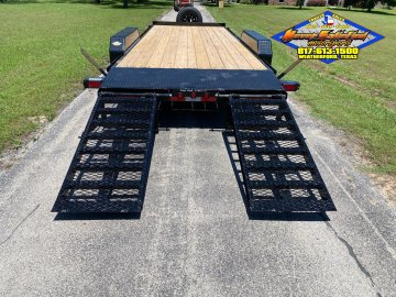 2026 TOP HAT 83" X 20' EQUIPMENT HAULER WITH WIDE STAND UP RAMPS AND SPARE, 14K-GVWR