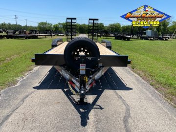 2026 TOP HAT 83" X 20' EQUIPMENT HAULER WITH WIDE STAND UP RAMPS AND SPARE, 14K-GVWR