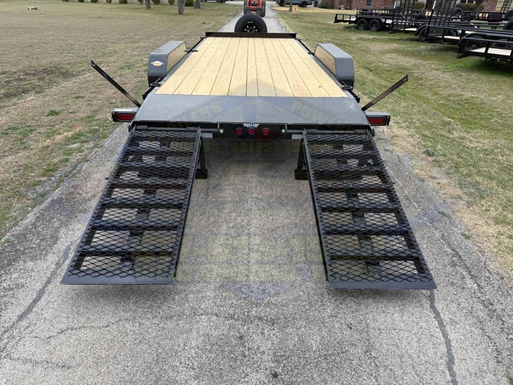 2026 TOP HAT 83" X 20' EQUIPMENT HAULER WITH WIDE STAND UP RAMPS AND SPARE, 14K-GVWR