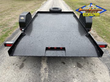 2026 TOP HAT 80" X 12' SINGLE AXLE EQUIPMENT TILT SCISSOR LIFT TRAILER WITH SPARE 7,000 GVWR