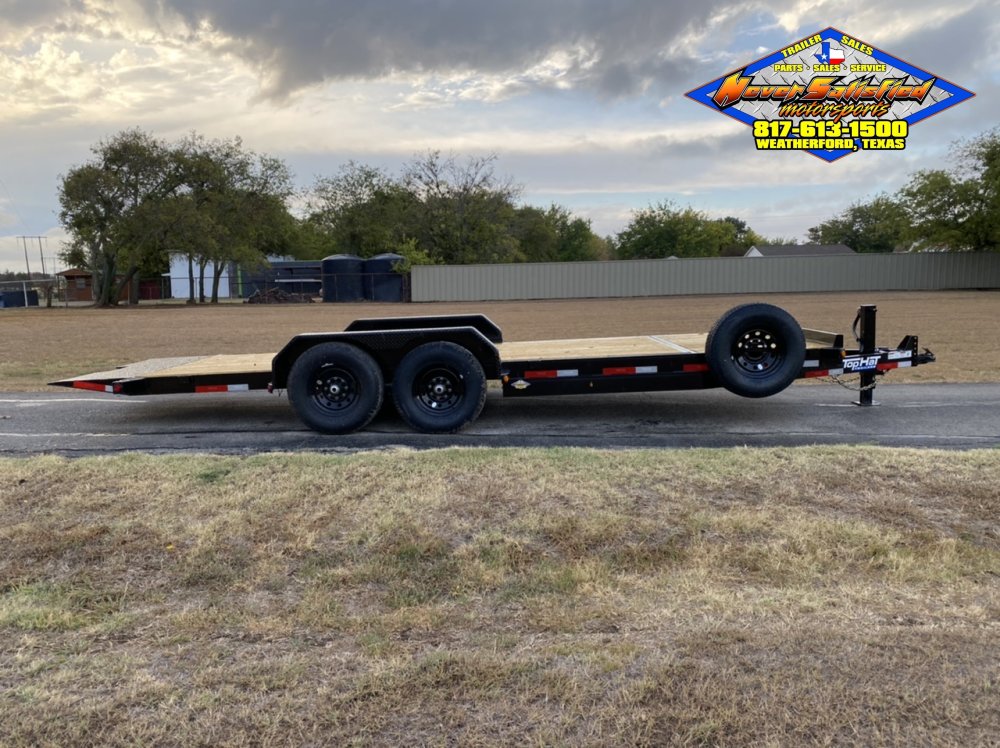 2026 TOP HAT 83" X 22' TILT DECK SHOCK TRAILER WITH SPARE 14,000 GVWR