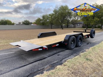 2026 TOP HAT 83" X 22' TILT DECK SHOCK TRAILER WITH SPARE 14,000 GVWR