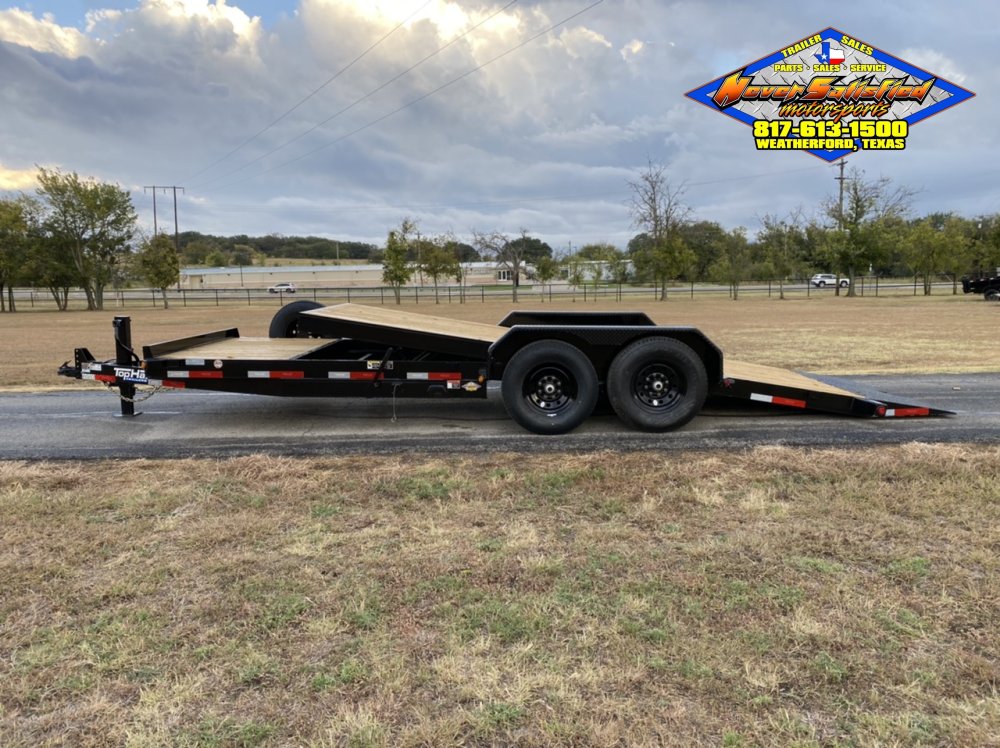 2026 TOP HAT 83" X 22' TILT DECK SHOCK TRAILER WITH SPARE 14,000 GVWR