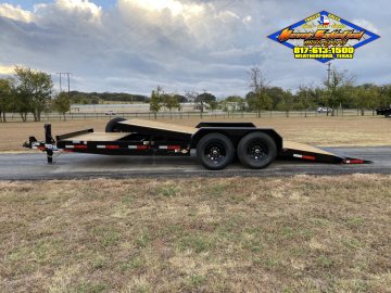 2026 TOP HAT 83" X 22' TILT DECK SHOCK TRAILER WITH SPARE 14,000 GVWR