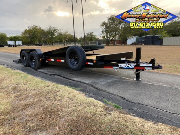 2026 TOP HAT 83" X 22' TILT DECK SHOCK TRAILER WITH SPARE 14,000 GVWR