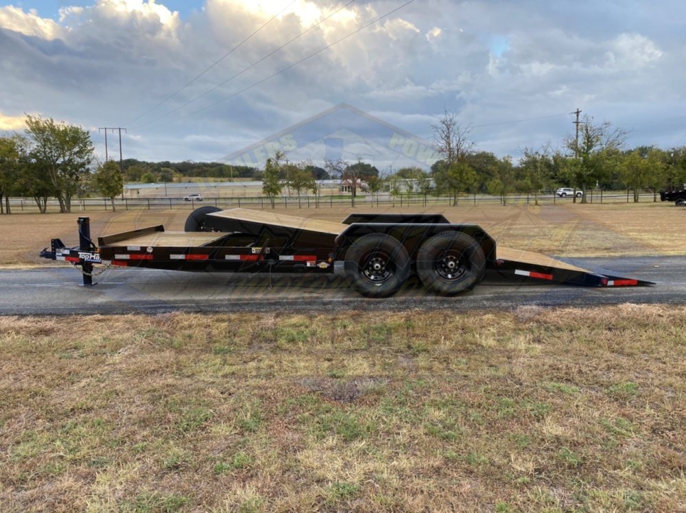 2026 TOP HAT 83" X 22' TILT DECK SHOCK TRAILER WITH SPARE 14,000 GVWR