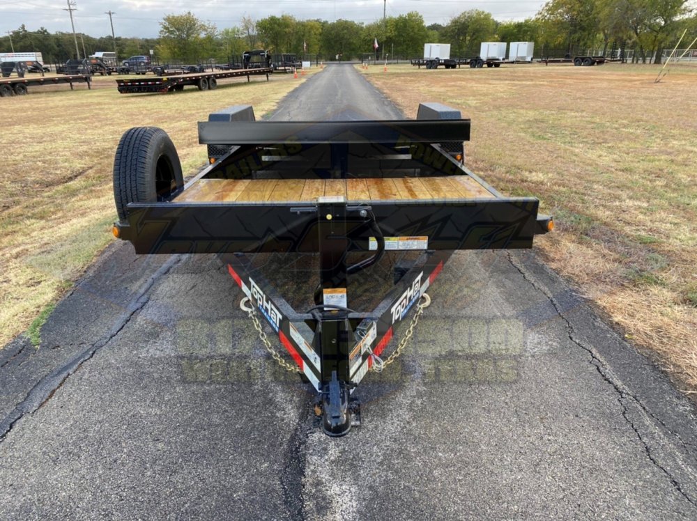 2026 TOP HAT 83" X 22' TILT DECK SHOCK TRAILER WITH SPARE 14,000 GVWR