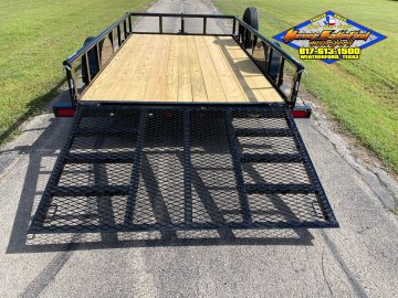 2027 TOP HAT 77" X 12' SINGLE AXLE PIPE TOP UTILITY TRAILER W/ 4' SPRING ASSIST RAMP GATE, SPARE 2,9