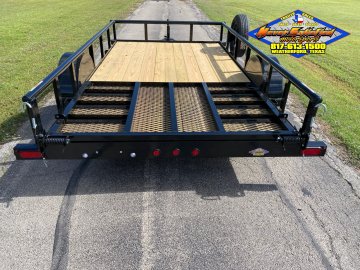 2027 TOP HAT 77" X 12' SINGLE AXLE PIPE TOP UTILITY TRAILER W/ 4' SPRING ASSIST RAMP GATE, SPARE 2,9