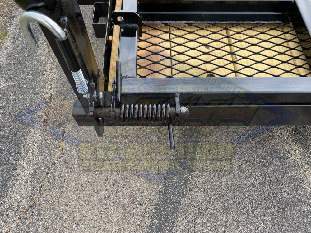 2027 TOP HAT 77" X 14' SINGLE AXLE PIPE TOP UTILITY TRAILER W/ 4' SPRING ASSIST RAMP GATE, SPARE 2,9