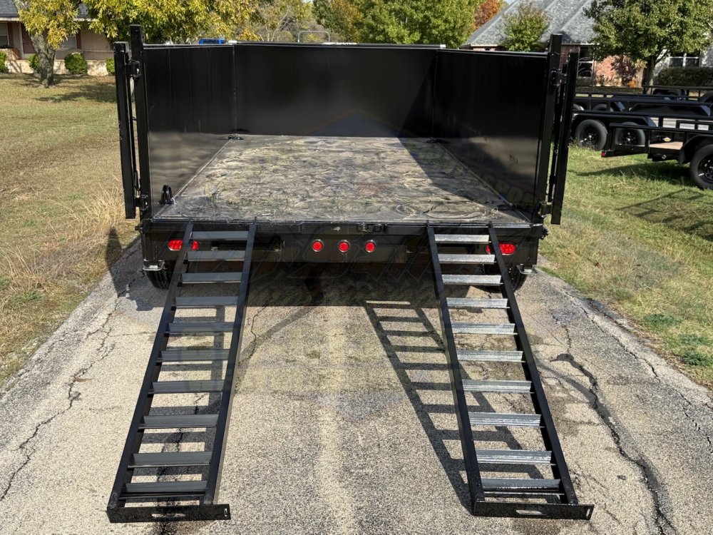 2027 TOP HAT 83" X 14' DUMP TRAILER WITH TARP, RAMPS AND SPARE 14,000 GVWR
