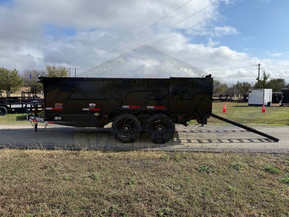 2027 TOP HAT 83" X 14' DUMP TRAILER WITH TARP, RAMPS AND SPARE 14,000 GVWR