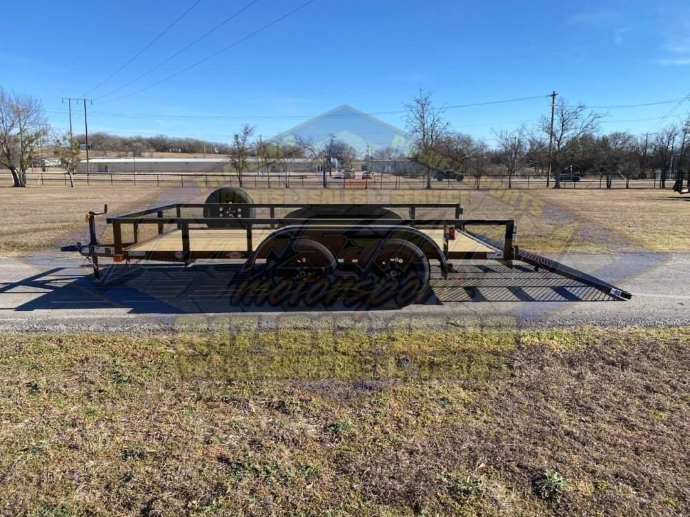 2027 TOP HAT 77" X 12' TANDEM AXLE UTILITY TRAILER W/ RAMP GATE, SPARE 5K-GVWR