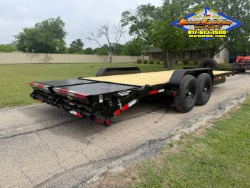 2027 TOP HAT 83" X 24' EQUIPMENT HAULER WITH JUMBO RAMPS AND SPARE, 14K-GVWR
