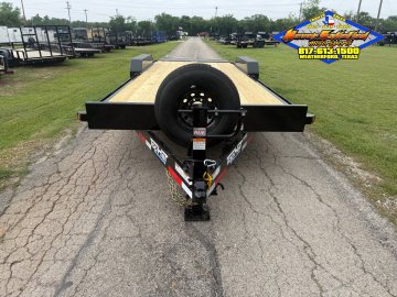 2027 TOP HAT 83" X 24' EQUIPMENT HAULER WITH JUMBO RAMPS AND SPARE, 14K-GVWR