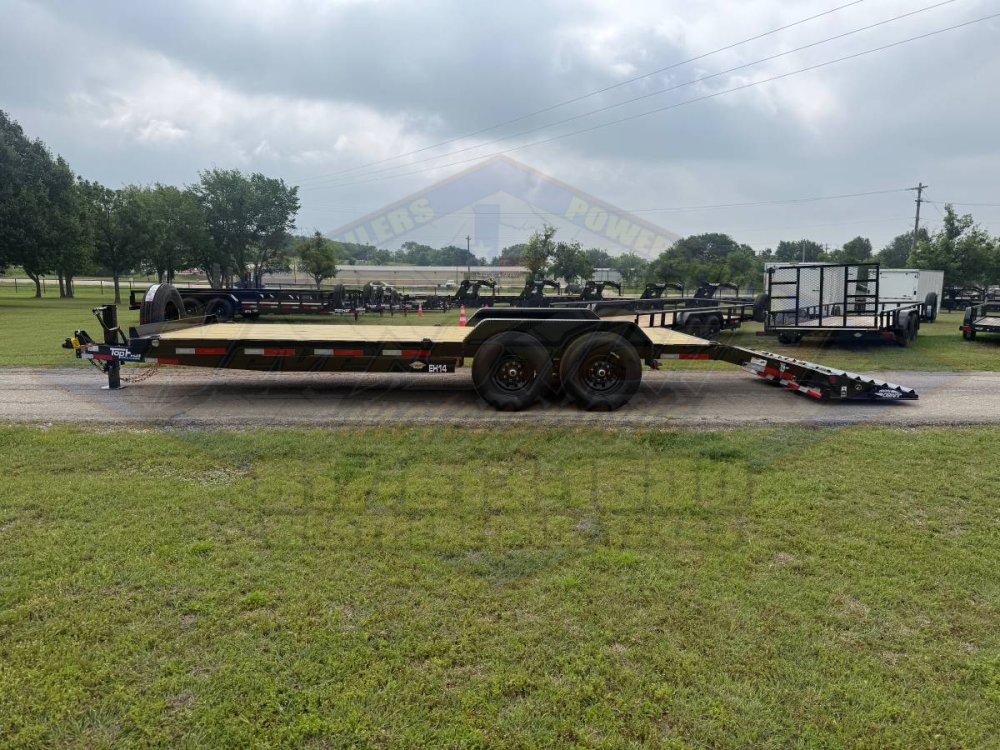 2027 TOP HAT 83" X 24' EQUIPMENT HAULER WITH JUMBO RAMPS AND SPARE, 14K-GVWR