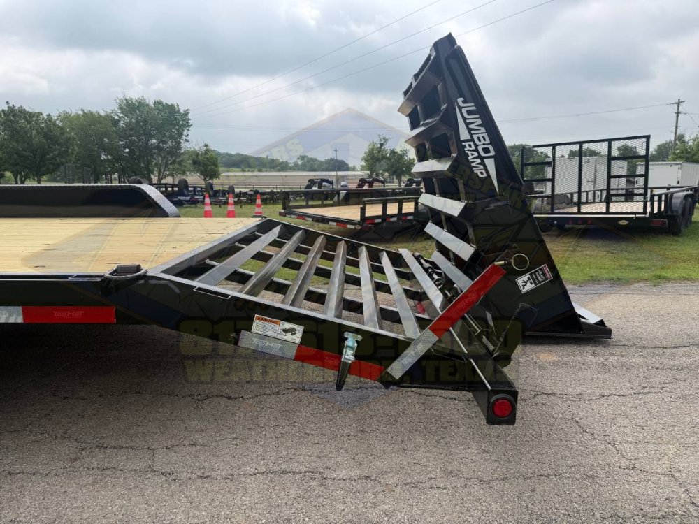 2027 TOP HAT 83" X 24' EQUIPMENT HAULER WITH JUMBO RAMPS AND SPARE, 14K-GVWR