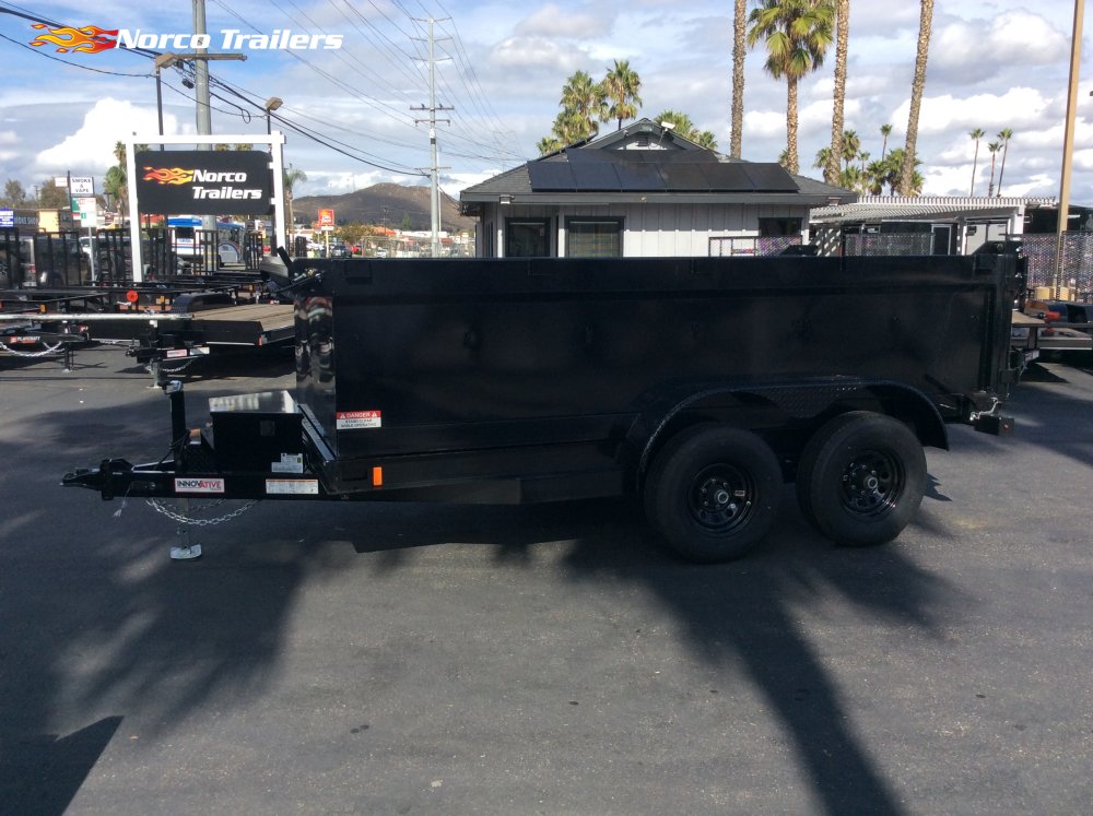 2026 Innovative 6' x 12' 10K 30" SIDES Dump trailer