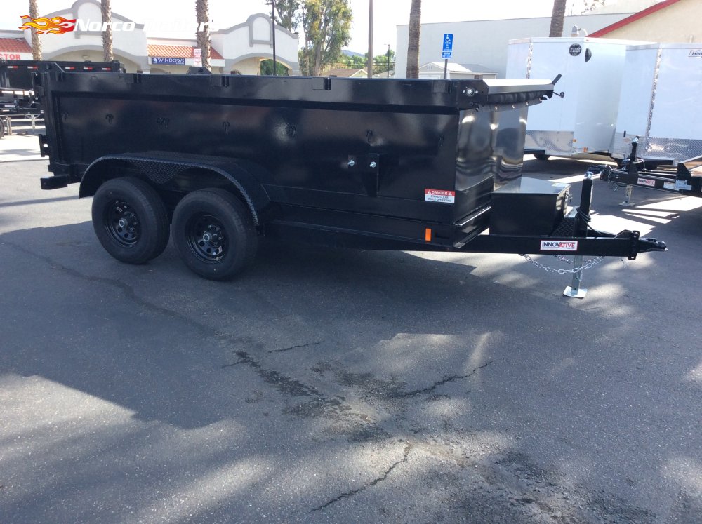 2026 Innovative 6' x 12' 10K 30" SIDES Dump trailer