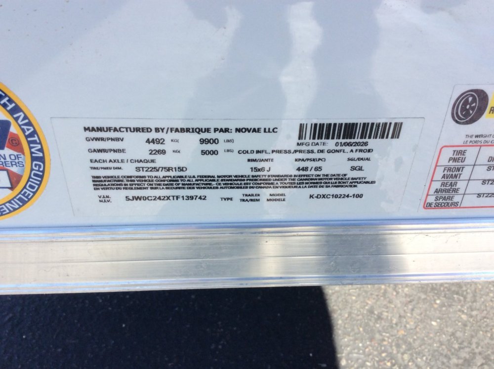 2026 Look 8' 6" x 24' ST DELUXE Car/Racing trailer