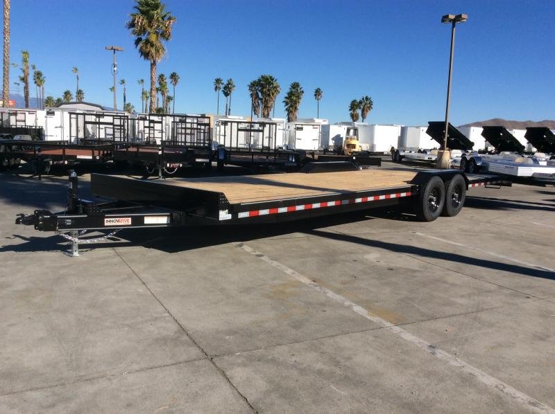 2024 Innovative Trailer Mfg. 102" x 28' 14K Wood Floor Equipment Hauler Flatbed Trailer