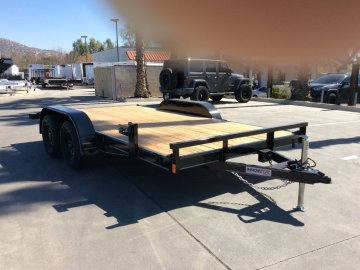 2025 Innovative Trailer Mfg. 83" x 14' Economy Wood Car Hauler Flatbed Trailer