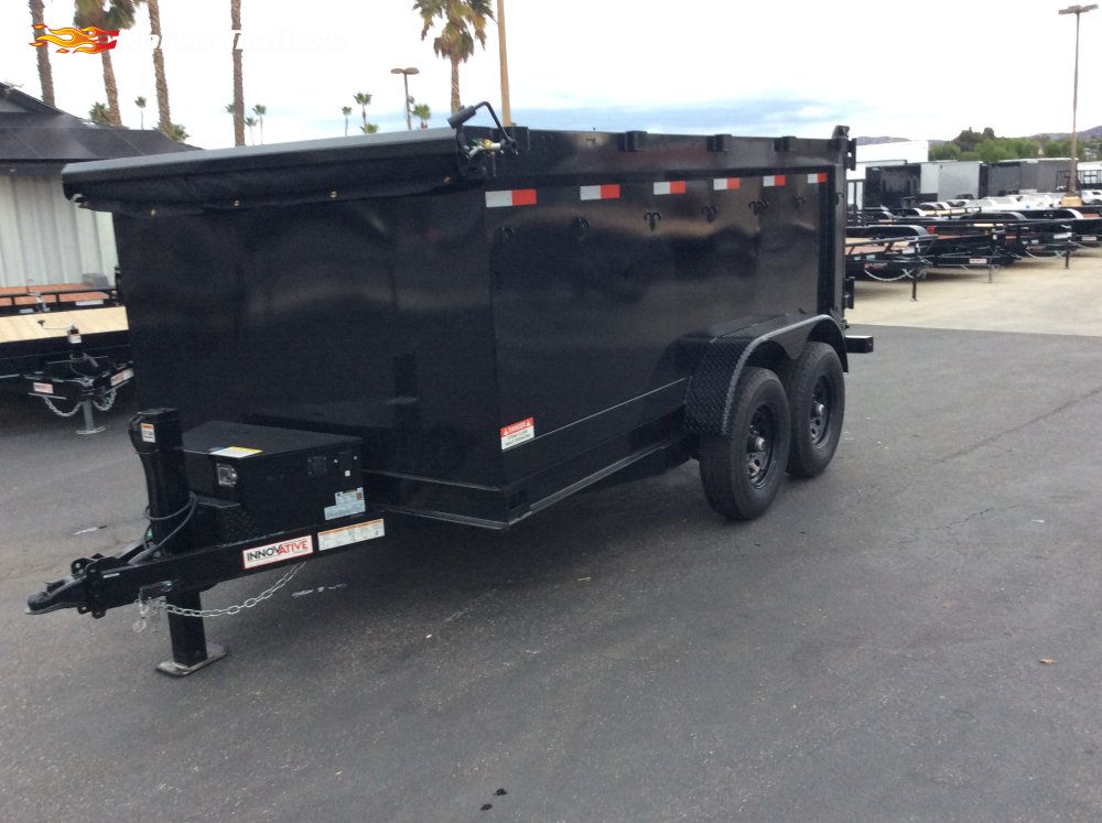 2026 Innovative 83" x 12' 14K 44" SIDES Dump trailer