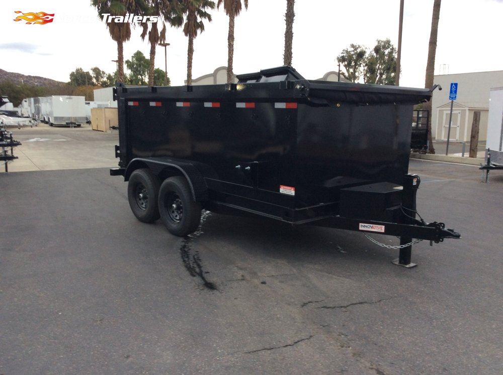 2026 Innovative 83" x 12' 14K 44" SIDES Dump trailer