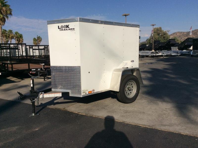 Used 2023 Look Trailers STLC 4' x 6' Single Axle Enclosed Cargo Trailer