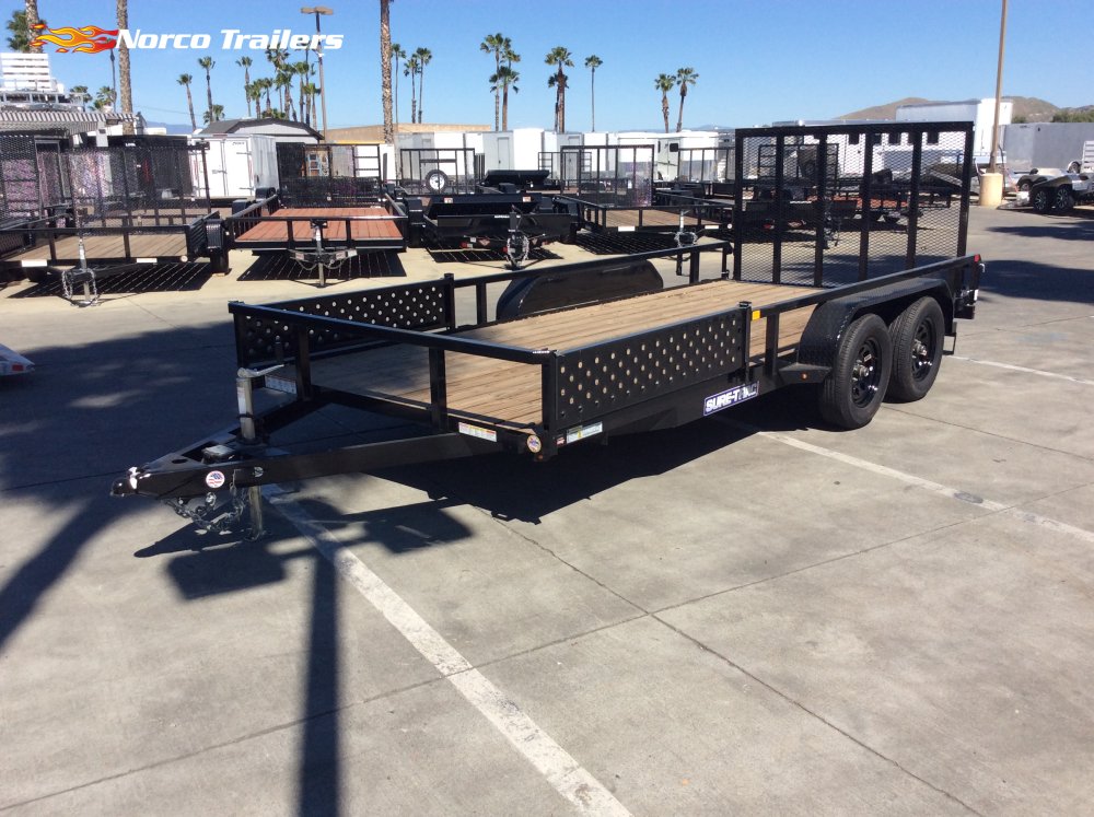 2025 Sure-Trac 82" x 16' SIDE LOAD Utility trailer