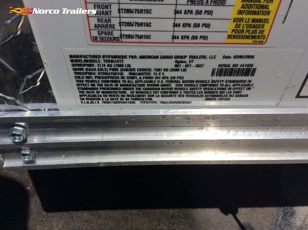 2026 Haulmark 8.5' x 16' TRANSPORT Enclosed Cargo trailer