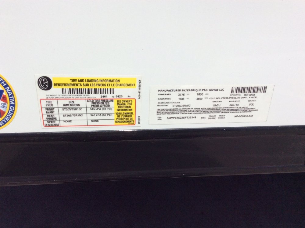 2025 Pace American 7' x 16' JOURNEY SE Enclosed Cargo trailer