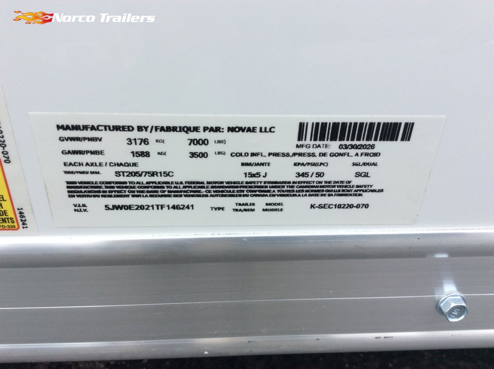 2026 Look 8.5' x 20' Car Hauler Car/Racing trailer